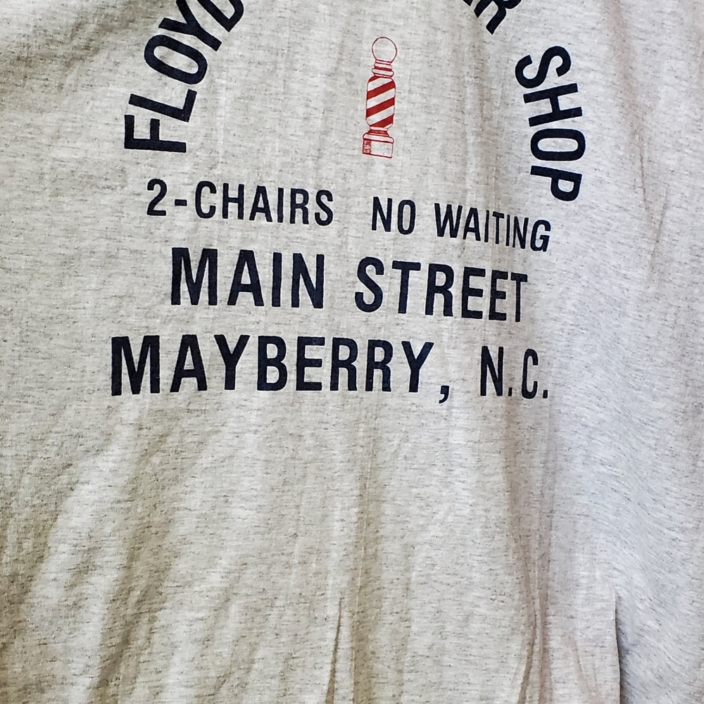 Adult xl Floyd the Barber Hanes t shirt. Never worn. New condition.